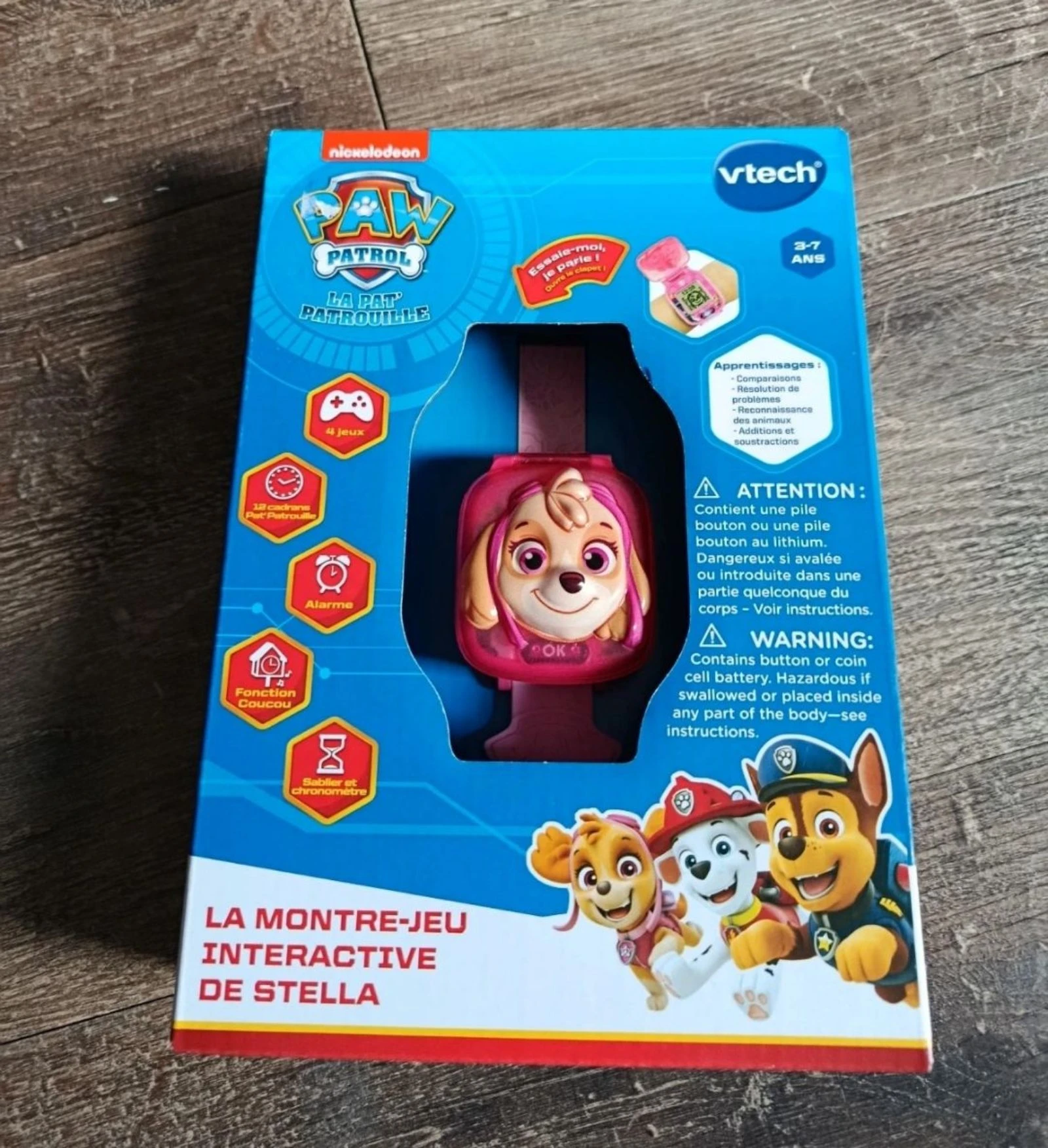 Montre VTech Stella pat patrouille 